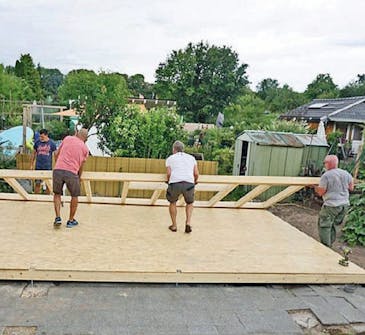Isoleret anneks: Bagsidemodul til isoleret anneks Isoleret anneks: Bagsidemodul til isoleret anneks rejses op